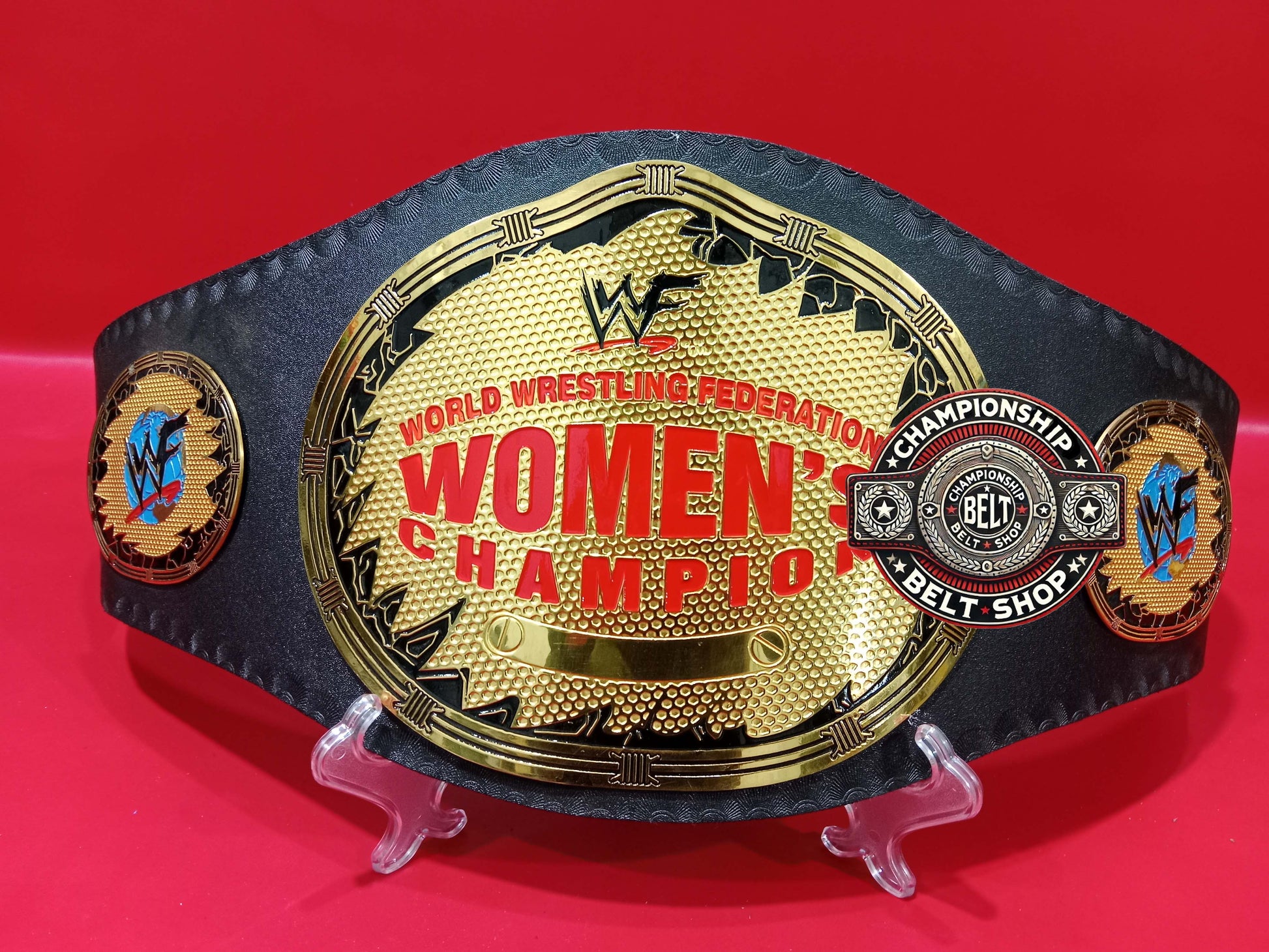 WWF Womens Old Championship Title Belt