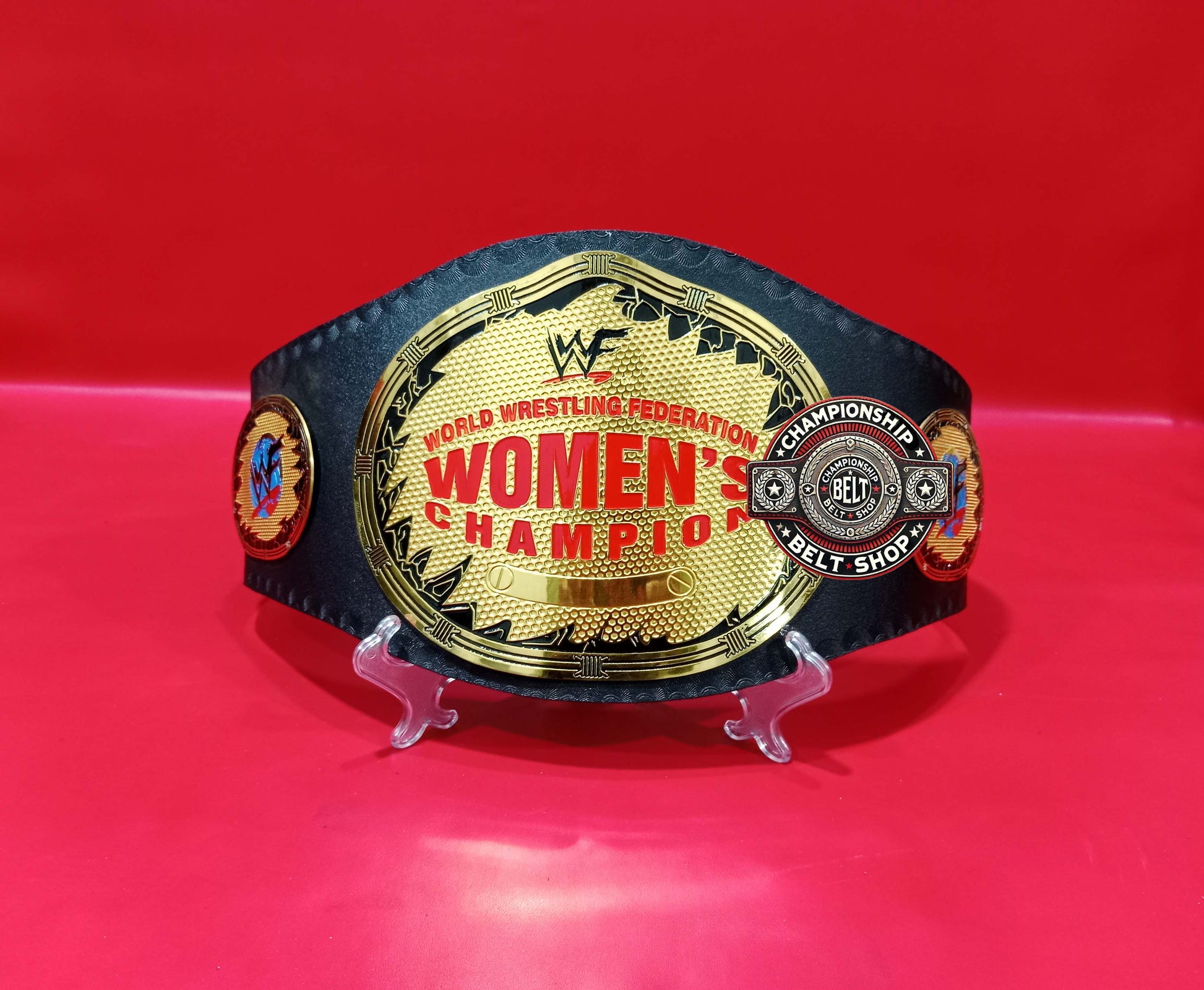 WWF Womens Old Championship Title Belt