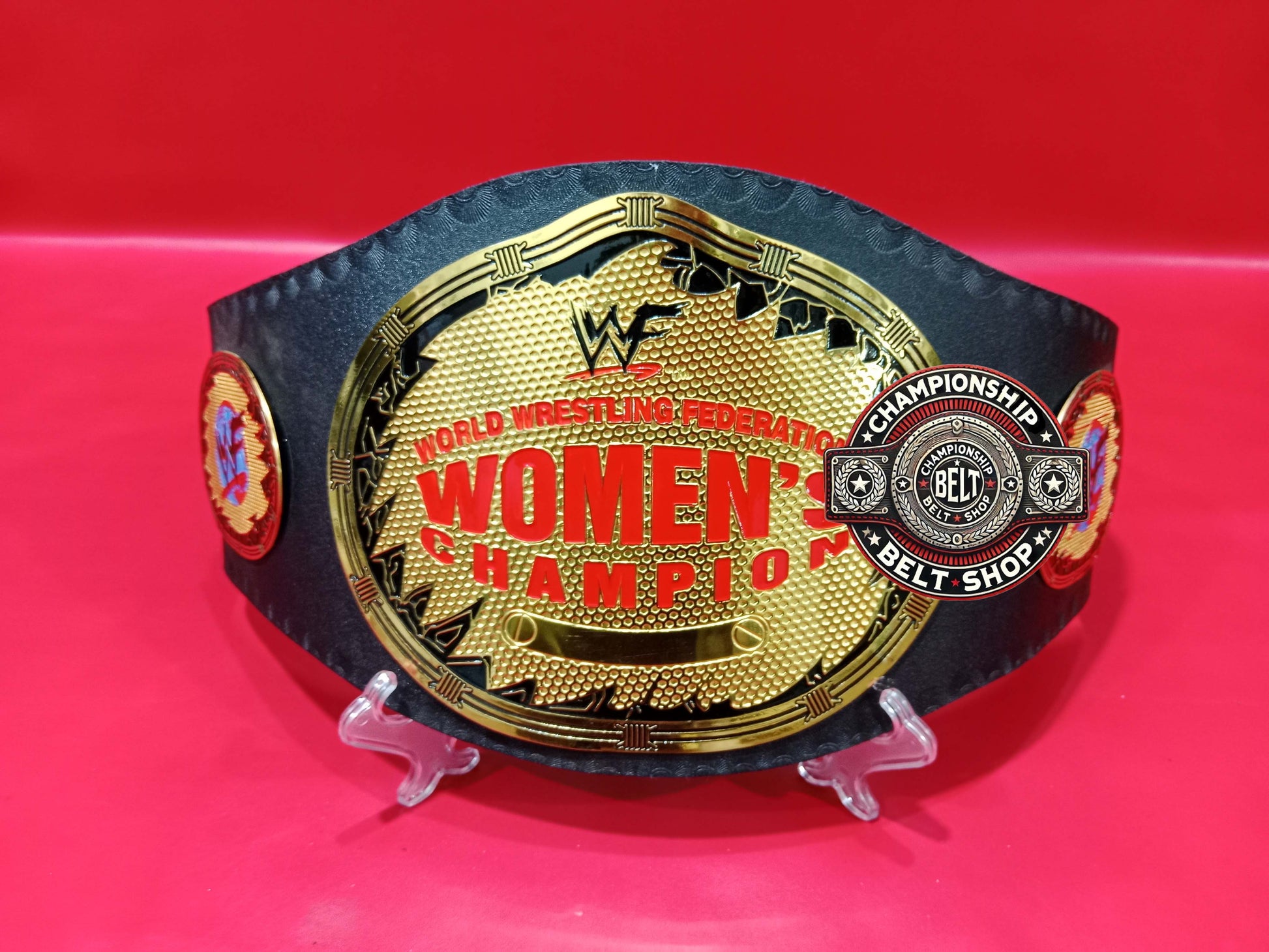 WWF Womens Old Championship Title Belt