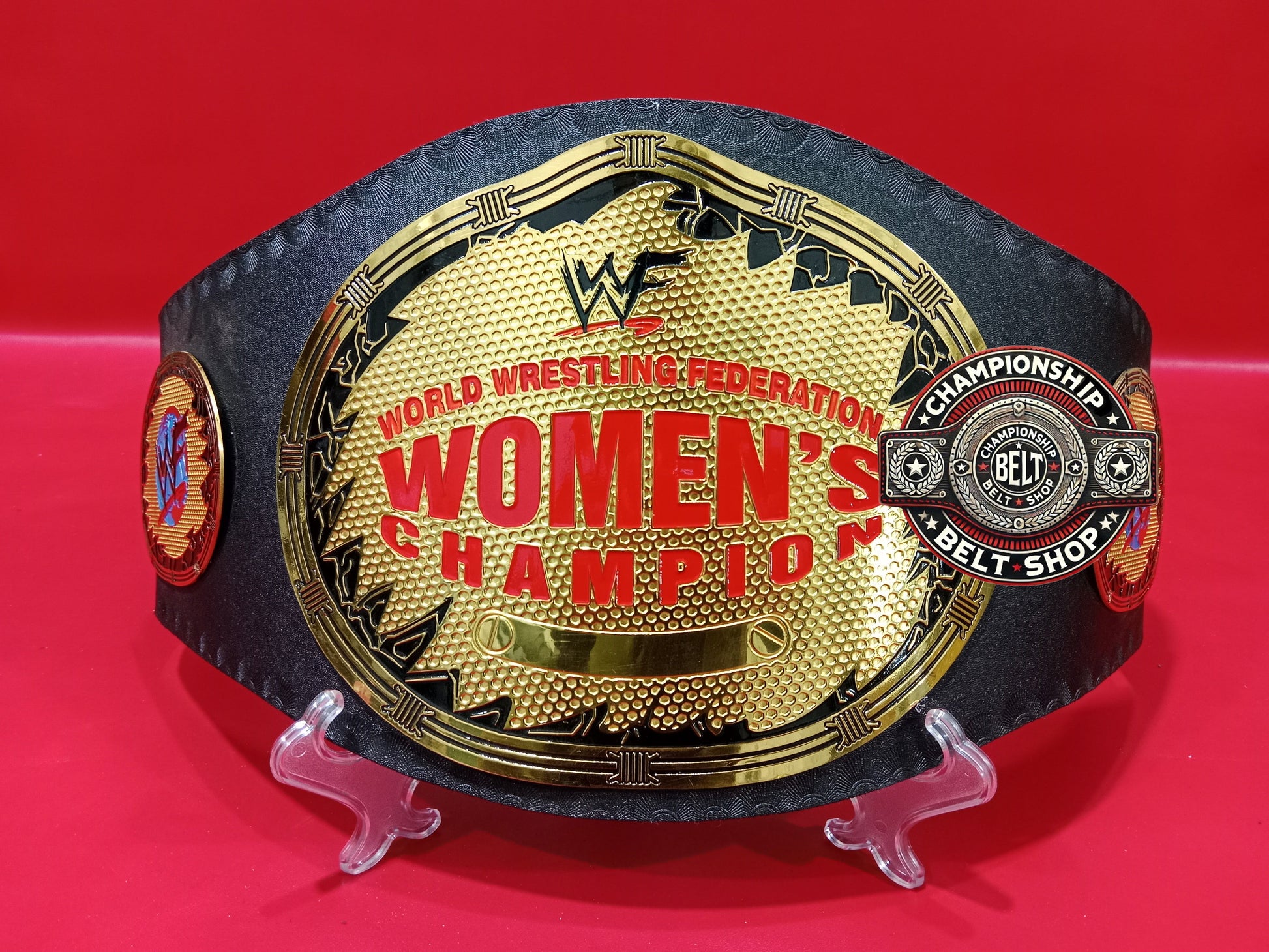 WWF Womens Old Championship Title Belt