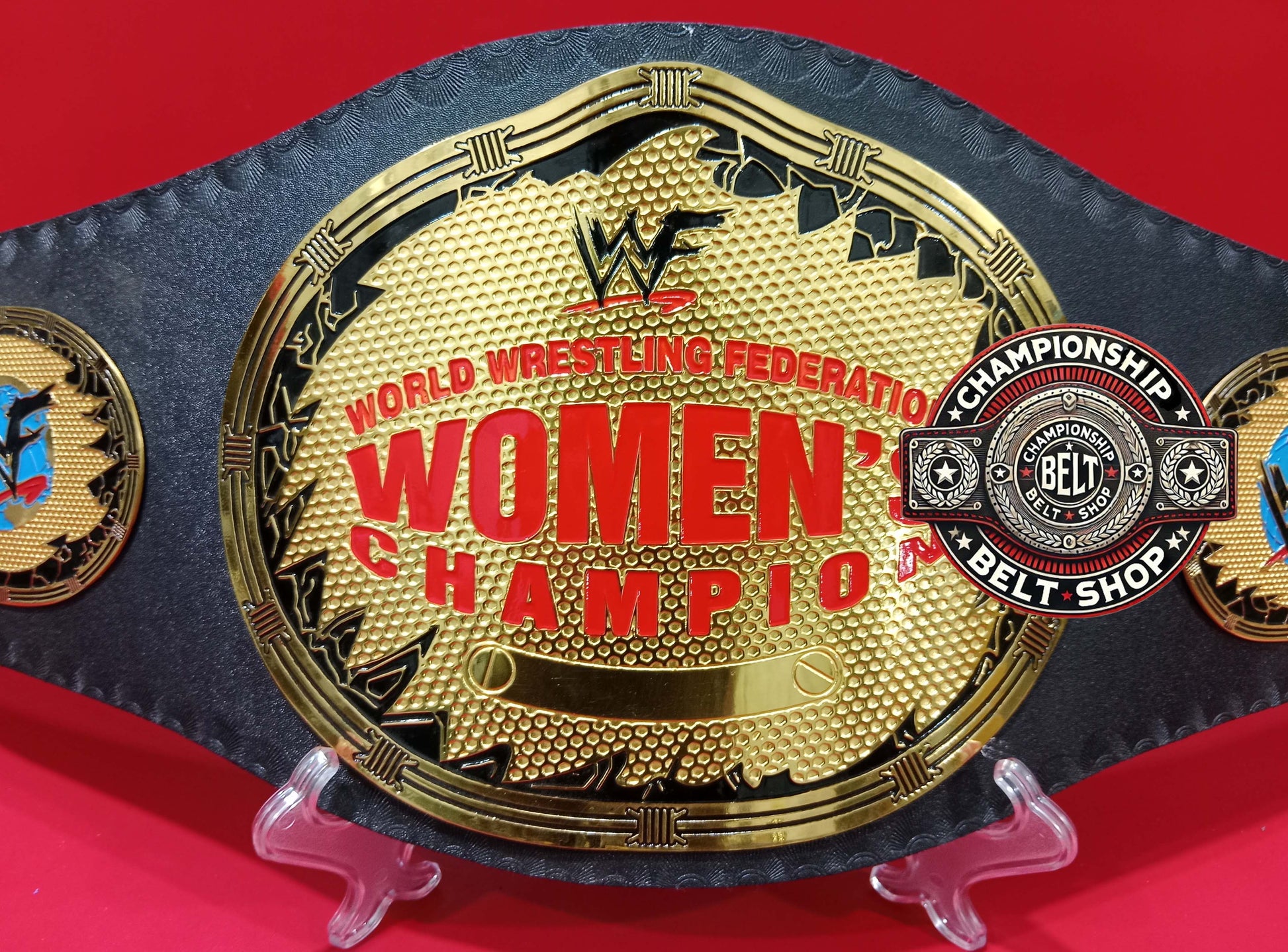 WWF Womens Old Championship Title Belt