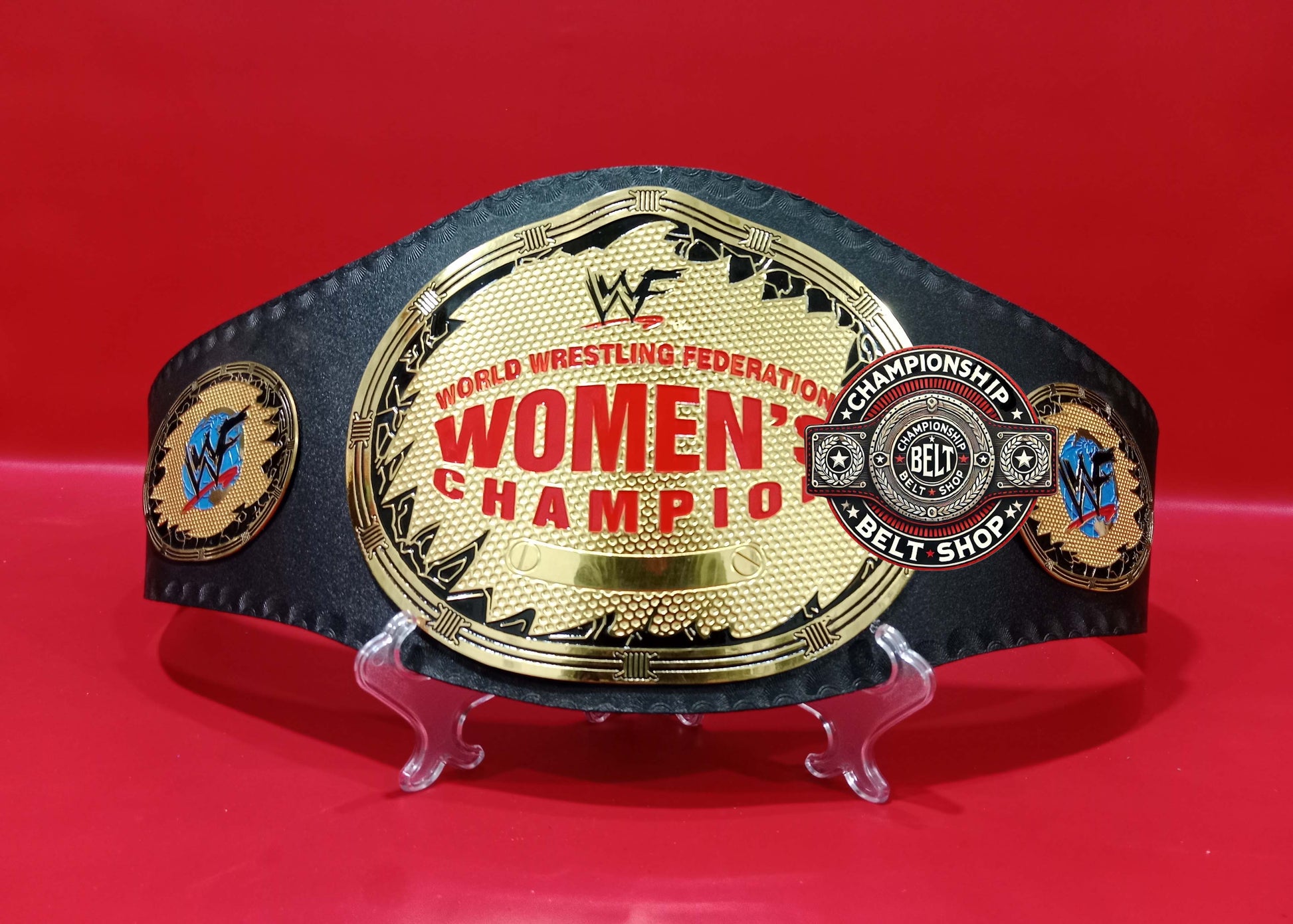 WWF Womens Old Championship Title Belt