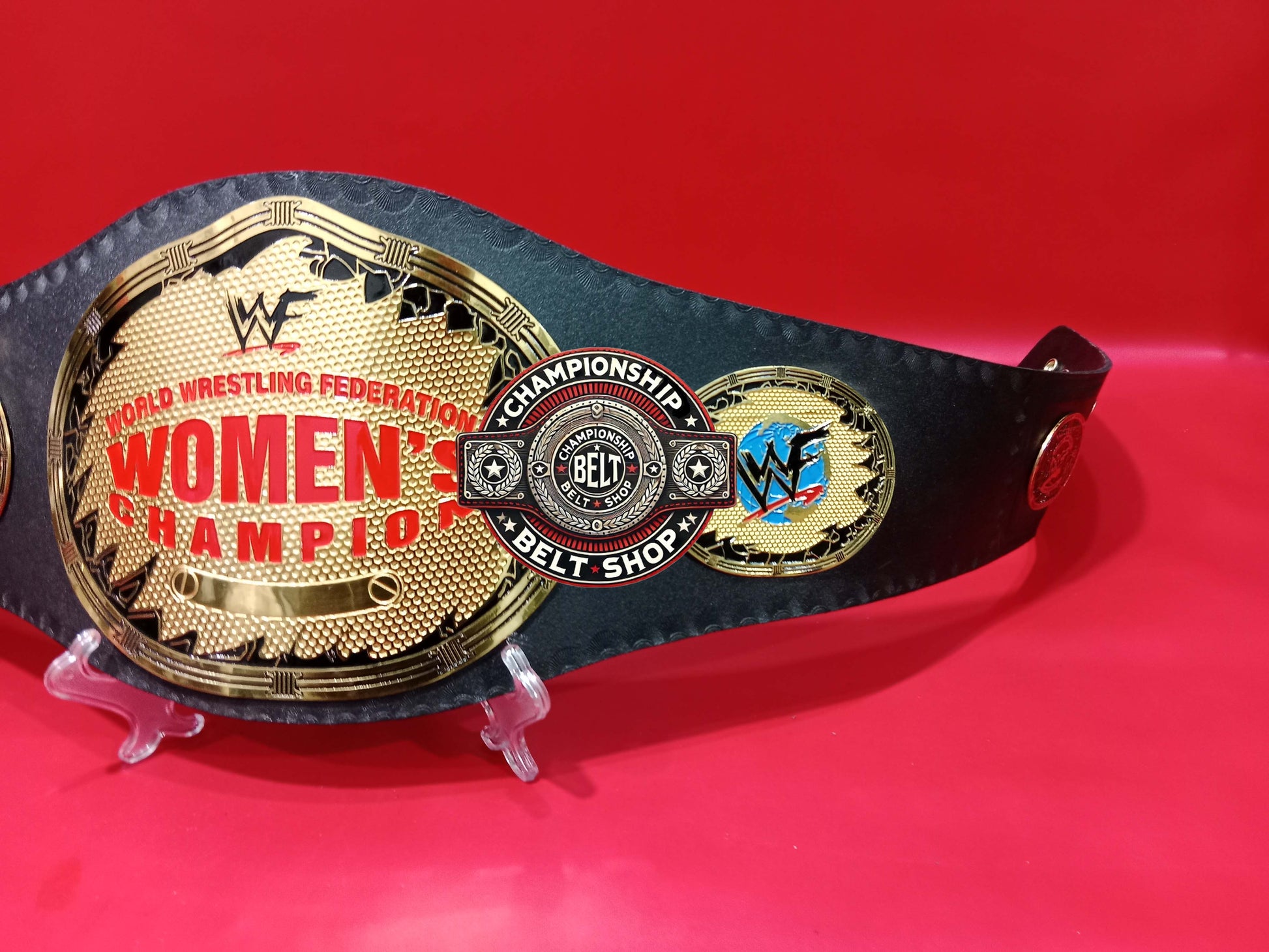 WWF Womens Old Championship Title Belt