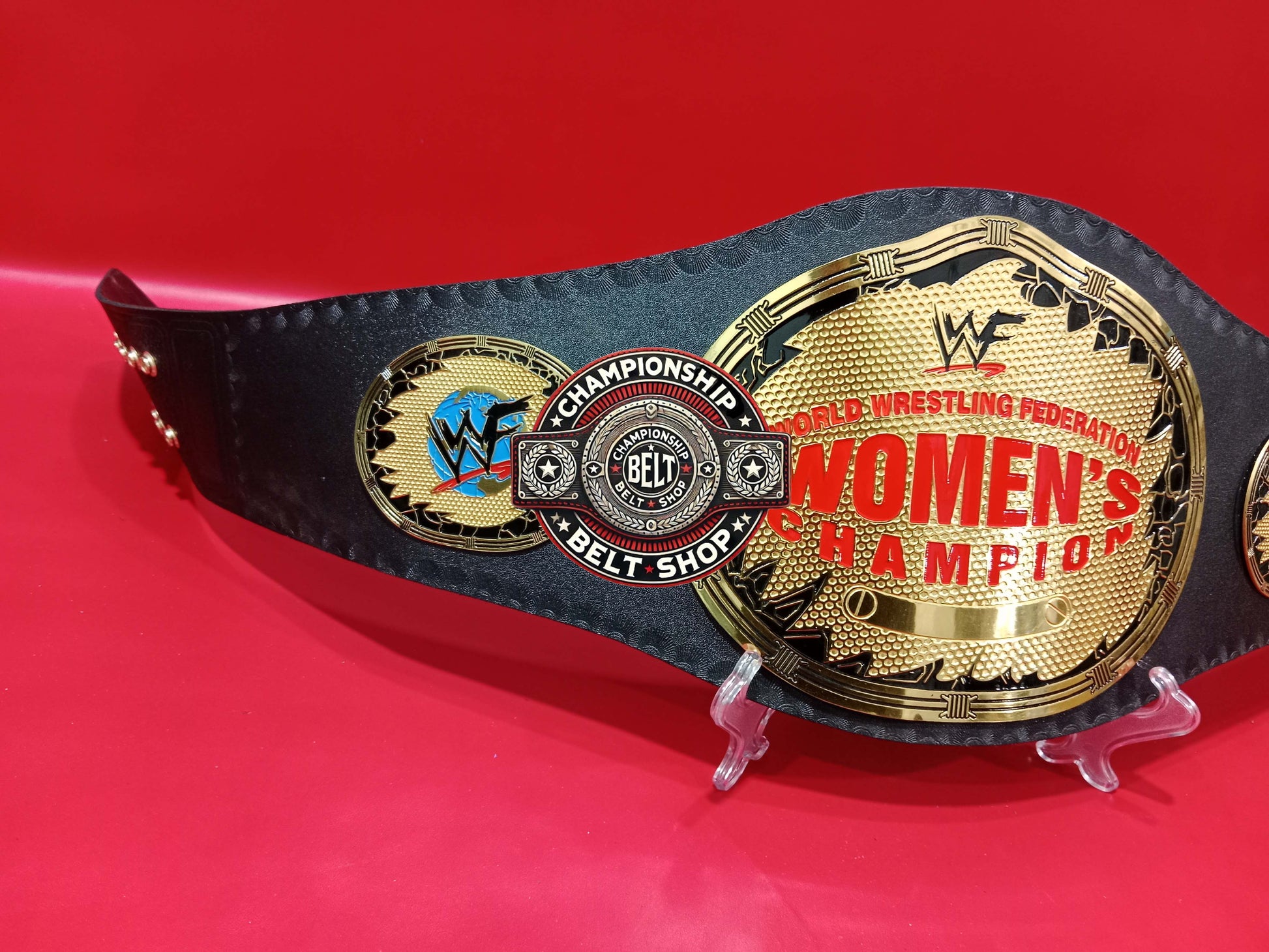 WWF Womens Old Championship Title Belt