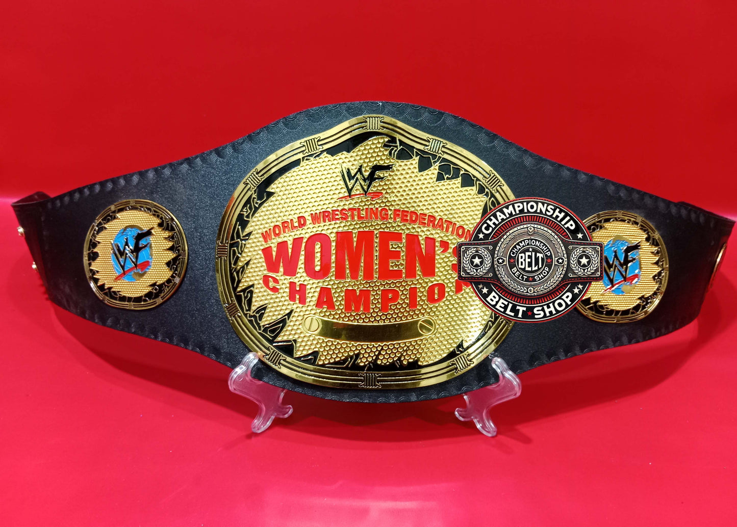 WWF Womens Old Championship Title Belt