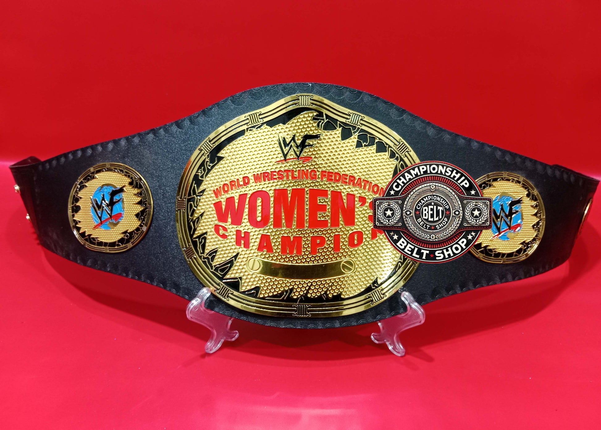 WWF Womens Old Championship Title Belt